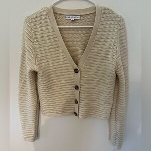 Women's Cream Sweater/Cardigan